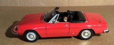 Minichamps 1/18 Scale 1970 Alfa Romeo 2000 Spider, Roadster, Red, Detailed