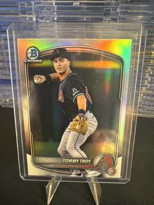 #ad #ad 2025 Bowman Chrome Draft Tommy Troy BDC 36 Refractor Diamondbacks $2.49
