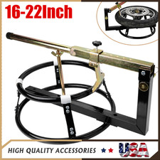 Portable Motorcycle Tire Changing Stand With Bead Breaker For 16 To 22 Tires