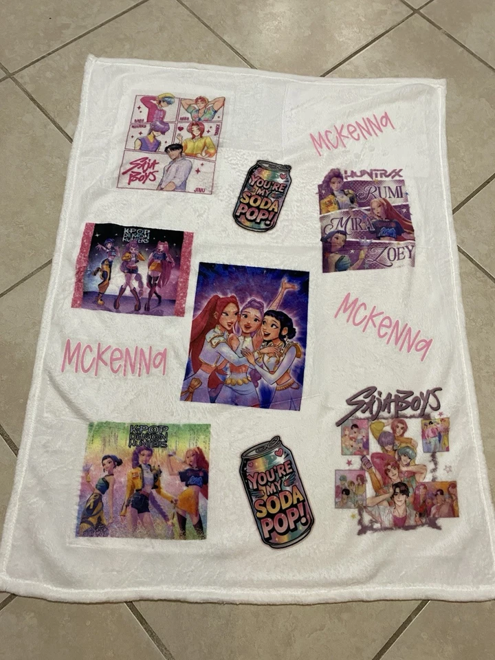 Manta PERSONALIZADA K POP tiro Foto 4 de 4