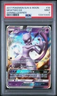 2017 Pokemon Sun & Moon Shining Legends #39 Mewtwo Gx Shining Legends PSA 9
