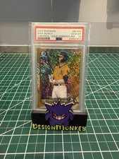 MAX MUNCY 2022 BOWMAN CHROME 1ST GOLD SHIMMER /50 PSA 10 BCP89