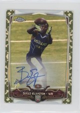 2014 Topps Chrome Mini Rookie Camo Refractor 1/99 Bruce Ellington #116 Auto a8x