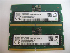 SK Hynix 16GB RAM 2x8GB DDR5 5600MHz SODIMM HMCG66AGBSA092N Lot of 2