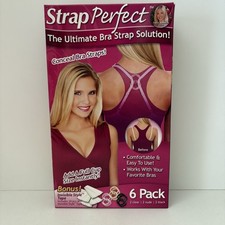 Strap Perfect Clips to Conceal Bra Straps As Seen on TV 6-Pack Add a Cup Size