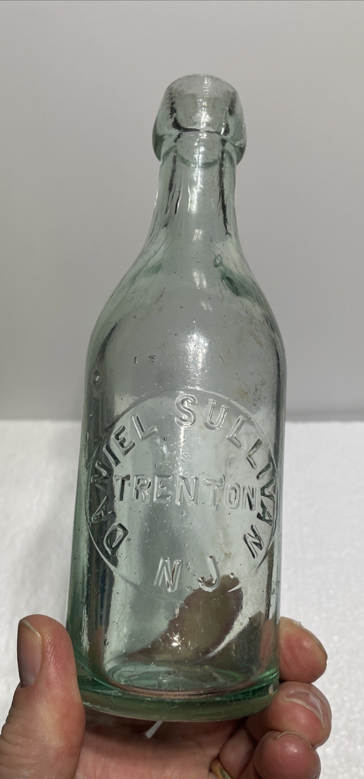 Daniel Sullivan Trenton N.J. New Jersey Blob Top Beer Bottle