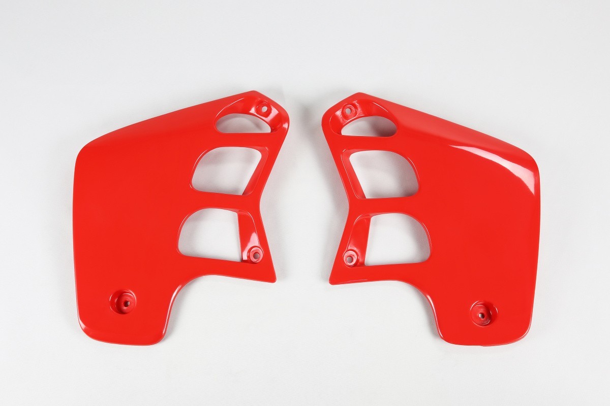 UFO Radiator Covers Red – Honda CR 125R / CR 250R 2‑Stroke (1988–1990)