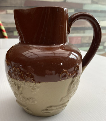 Antiker Bourne Denby 1 1/2 Pint Steinzeug Ernte bleifrei Glasur Krug/Krug