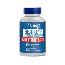 Vitassium Extra Strength Electrolyte Capsules - 750mg of Sodium for The Manag...