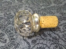 Zierkorken versilbert Durchbruchsdekor im Jugendstil Quist? antik Vintage