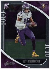 2020 Panini Absolute Justin Jefferson Rookie Card RC #168 Vikings. rookie card picture