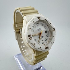 Casio LRW200H Women's Analog White Resin Band 100 Meter WR - Date