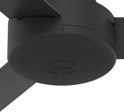 Hunter 44 Inch Indoor Ceiling Fan No Light - Black Modern Ceiling Fan without Li - Picture 10 of 12