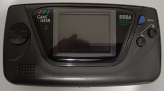 Sega Game Gear with McWill screen mod and VGA output 16 games and SCART cable