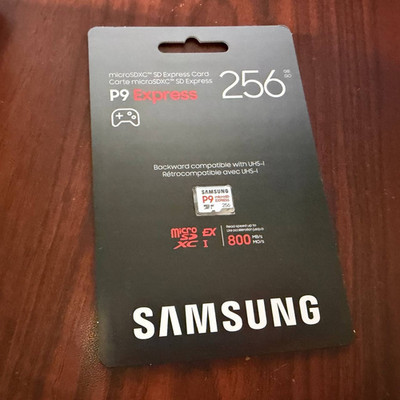 Samsung P9 Express microSD Card 256GB microSDXC Memory 256 GB White - New Sealed