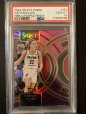 2024 Panini Select WNBA - Premier Level Caitlin Clark #151 Pink & Purple...