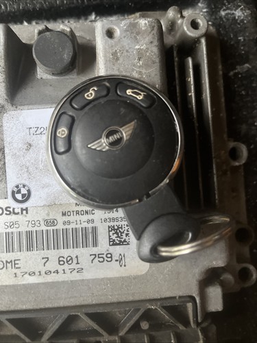 2010 Mini Cooper S Clubman N14 Turbo Immobilizer Key Ignition Set OEM - Picture 3 of 6