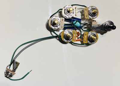 Rickenbacker  5-Control Guitar Harness- w/Mono Output, SoZo and Seacor Tone Caps