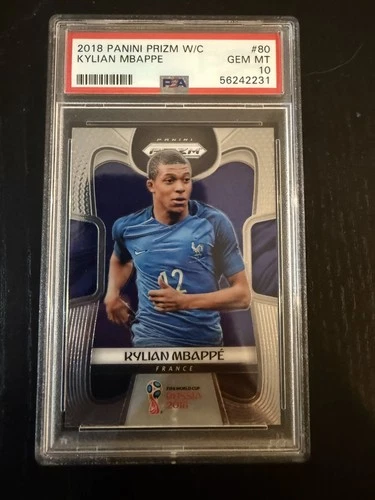 Kylian Mbappe World Cup 2018 Panini Prizm Kylian Mbappe World Cup Rookie