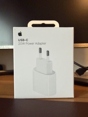 Apple Original USB-C 20W Power Adapter Netzteil Ladegerät Weiß Gebraucht OVP