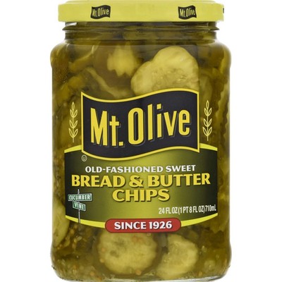 Sweet Bread Butter Pickle Chips Old Fashion