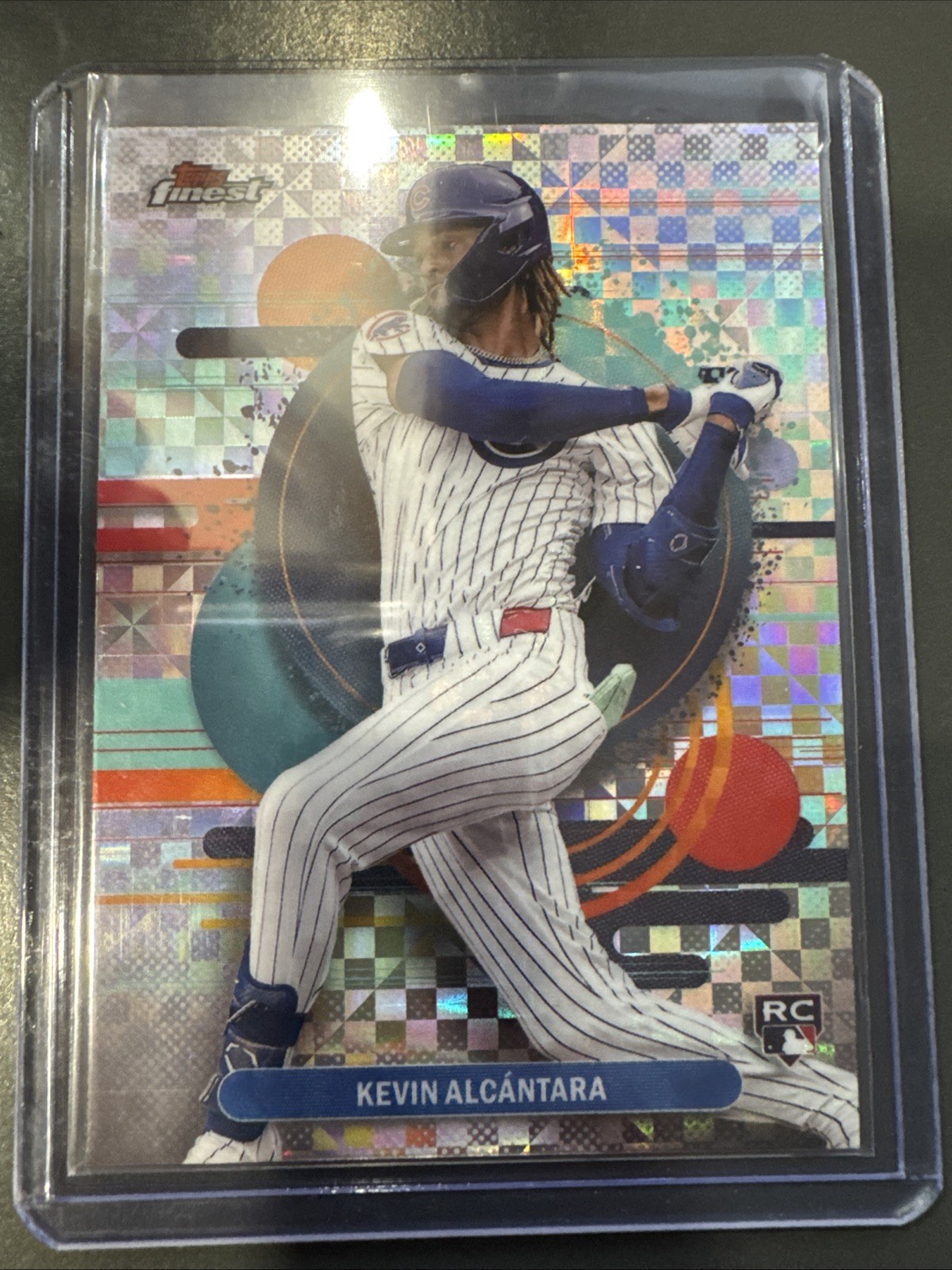 Kevin Alcantara Chicago Cubs 2025 Topps Finest Uncommon Checkerboard Parallel