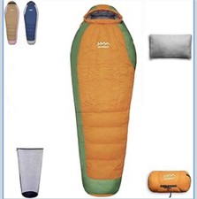 HLITMOUT Ultralight Down Sleeping Bag 680FP 400g fill Compact | 25% OFF RRP!