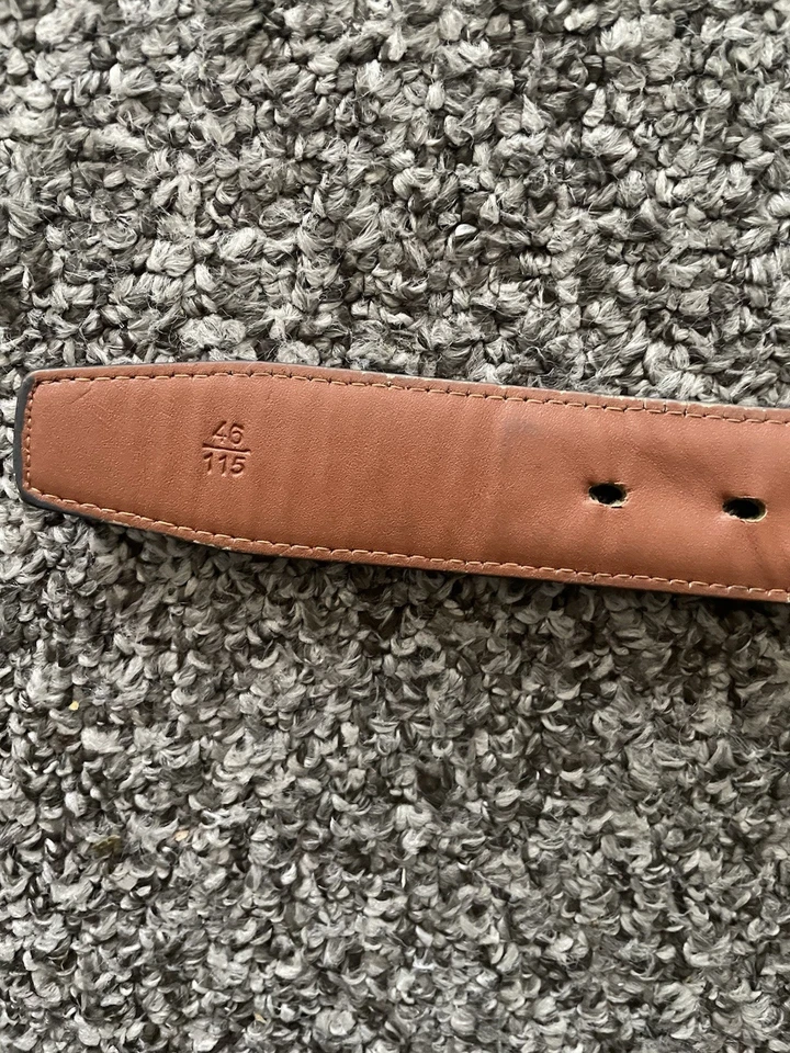 Cinturón Goyard 46/115 Hombre Cuero Marrón Foto 4 de 4