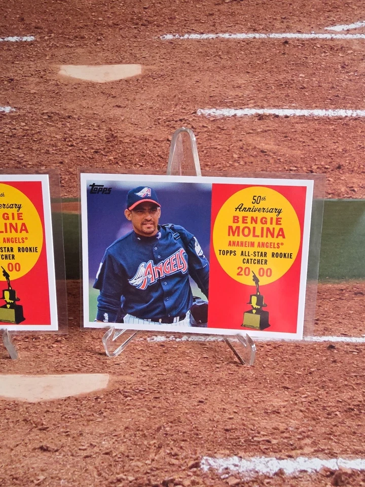 2008 Topps 50th Anniversary All Rookie Team #AR101 Bengie Molina Angels (2x) - Image 3 of 4