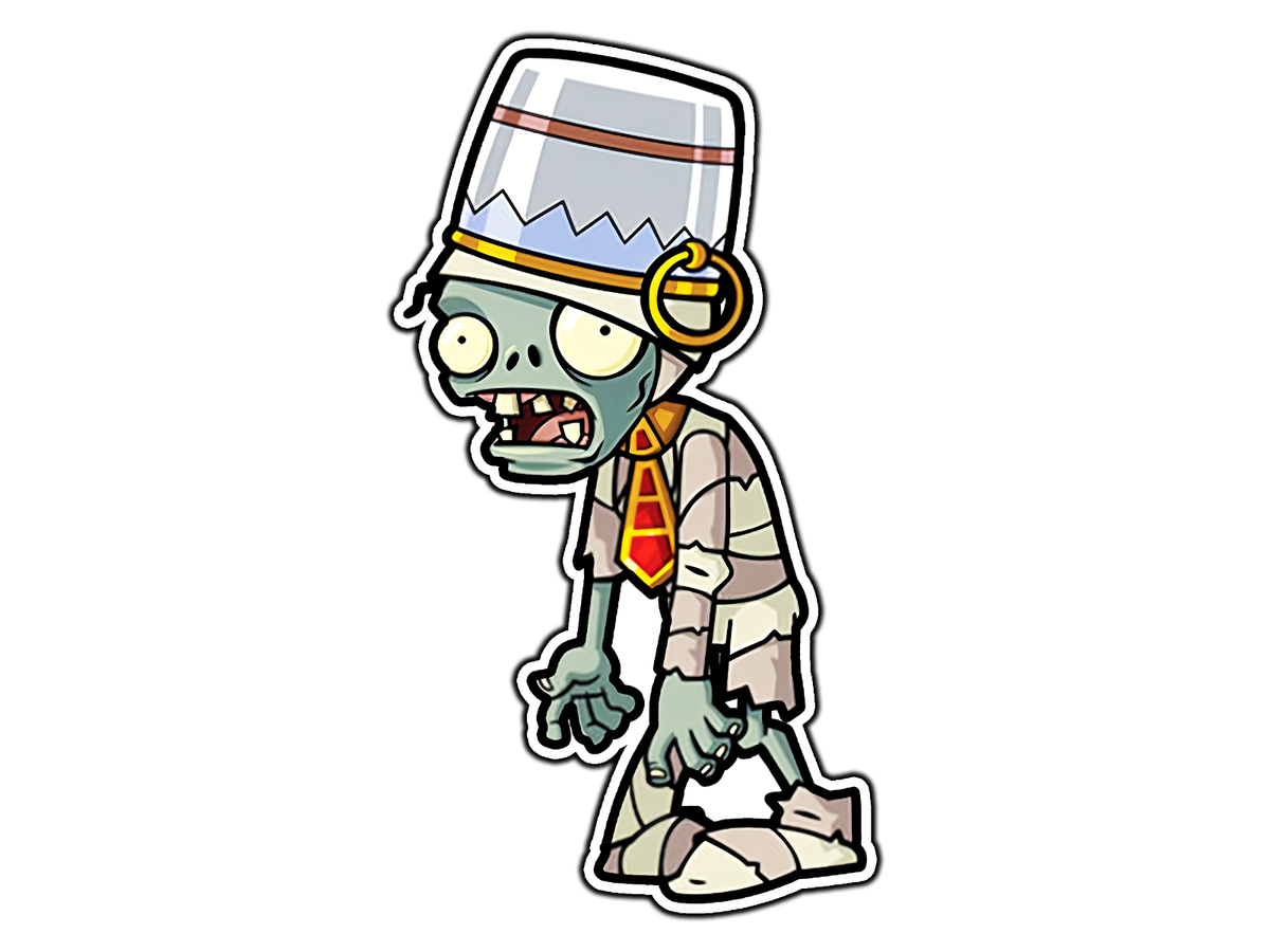Buckethead Zombie Png