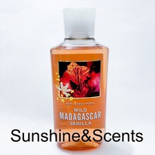 1x Bath  Body Works WILD MADAGASCAR VANILLA Body Wash Shower Gel 10oz NEW