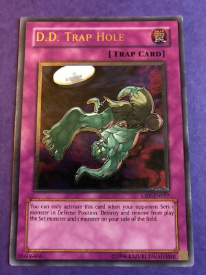 Yu-Gi-Oh! D.D. Trap Hole (CRV-EN057) - Carta Ultimate Rare 1a Edizione Da Cybernetic Revolution