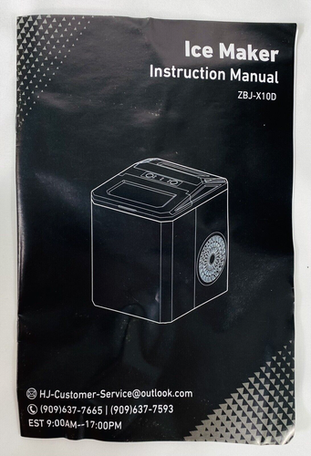 Countertop Ice Maker - Model No. ZBJ-X10D -BK - Black - New* - Picture 3 of 9