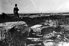 New 5x7 Civil War Photo: G.K. Warren Monument on Little Round Top, Gettysburg