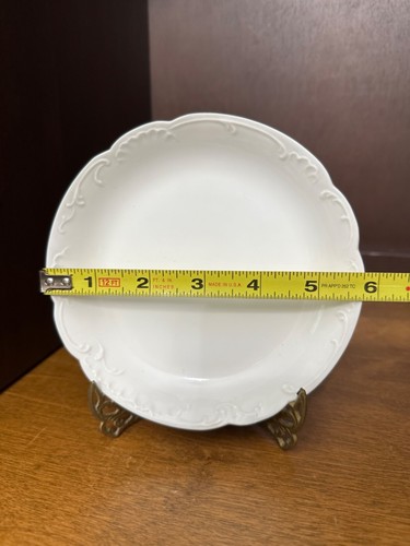 Haviland Limoges China Marseille Pattern White Antique France c. 1890 CHOICE - Picture 19 of 56