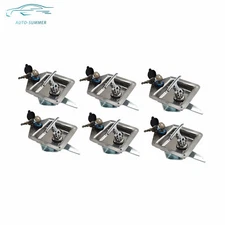 12Pcs Trailer Door Latch T-Handle Lock Stainless Steel Keys For RV Truck Toolbox