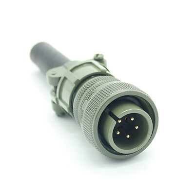 039273 5 pin Cord Mounted Male Plug and Clamp fit Miller TIG MIG Welders