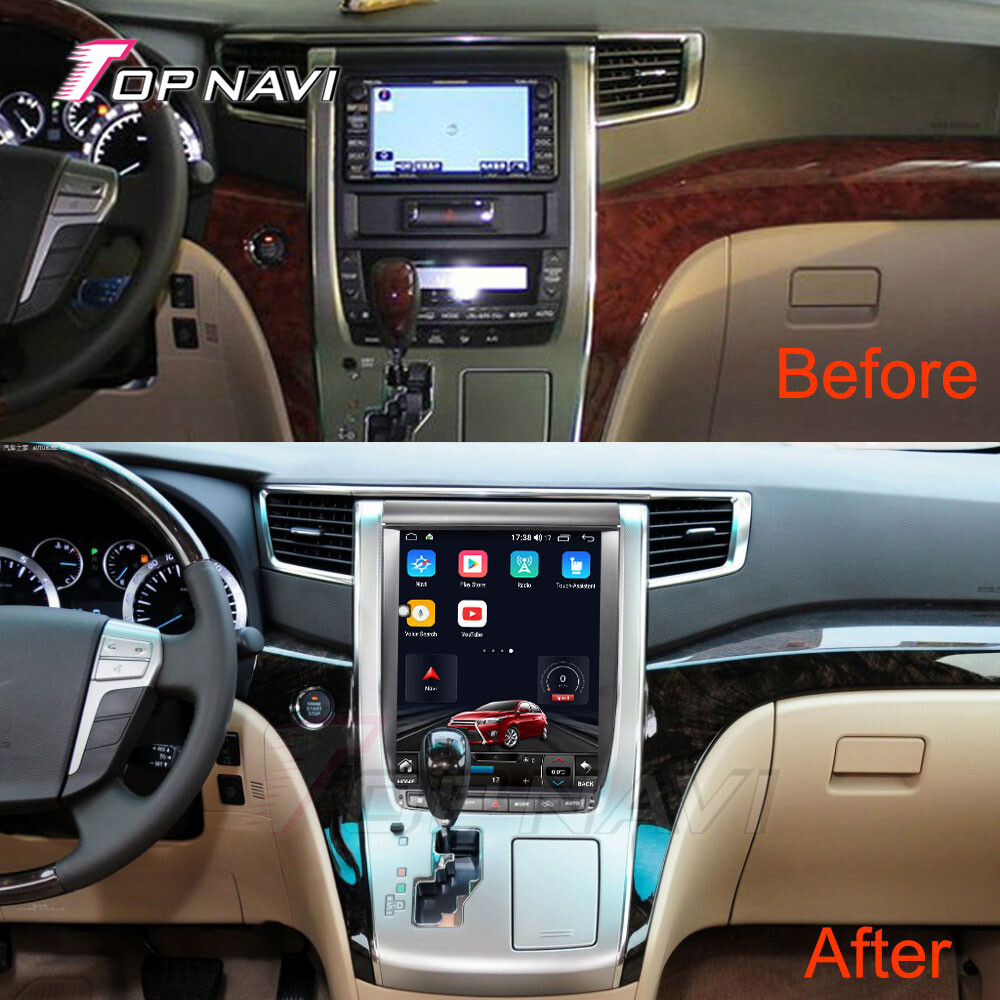 Alphard ANH20 トヨタ カーナビゲーションシステム 6+128GB for Toyota Alphard A20 2010-2014 Car GPS Navi Stereo Radio