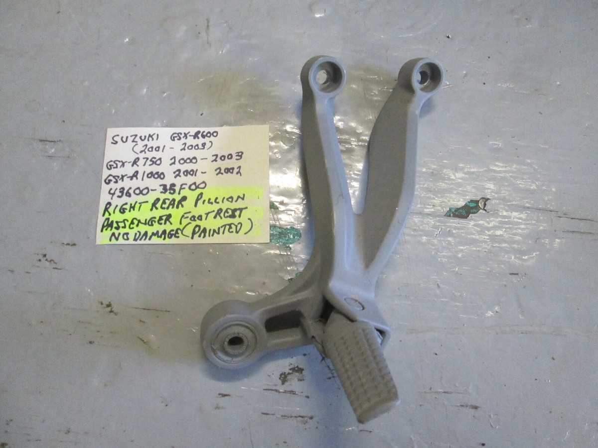 SUZUKI GSX-R600 / 750 / 1000 RIGHT REAR PILLION PASSENGER FOOTREST
