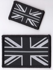 The Thin Silver Line Prison Officer Woven Badge Patch Union Jack Flag