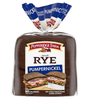 Pepperidge Farm Jewish Pumpernickel Bread, 16 oz. Loave