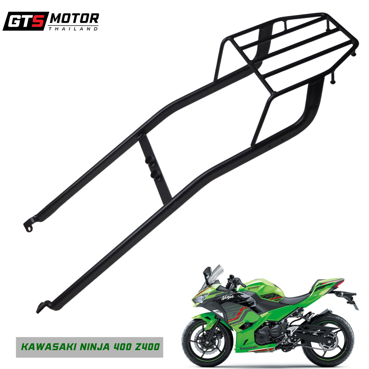 Fits Kawasaki Ninja 400 Z400 2021 - 23 Rear Tail Rack Luggage Support ...