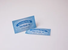 finger wipes. Teeth wipes Brush ups. On the go brush for teeth