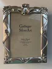 Godinger Silver Plated Satin Finish Wedding Photo Album 100 4  x6  