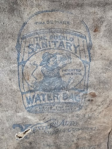 Vintage Pueblo Brand Sanitary Vehicle Water Bag Western Auto Model T Car AS IS - Picture 2 of 7