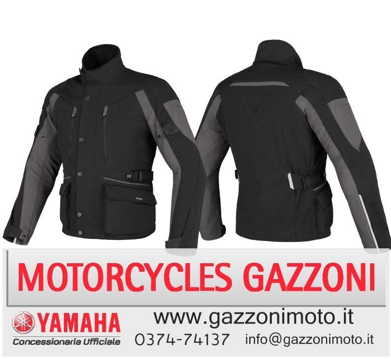 Dainese G. Acercamiento D-Dry Negro / Dark Gaviota Gris Moto Biker Agua Transp