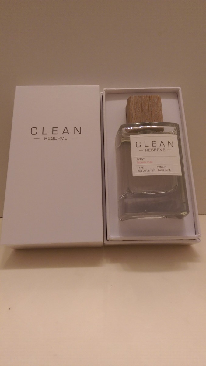 CLEAN RESERVE BLONDE ROSE 3.4 OZ /100 ML EAU DE PARFUM SPRAY NEW