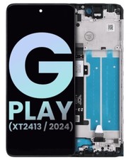 Genuine OEM Motorola Moto G Play XT2413/ 2024 LCD Display Touch Screen Frame  