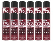 12 Polymat 770X MULTIPURPOSE Fabric Carpet Instant Tack CLEAR Spray Adhesive