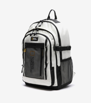 ★NATIONAL GEOGRAPHIC★3M BIG LOGO BACKPACK Original National Geographic Patch Backpack Bag Outdoor